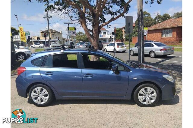 2012 SUBARU IMPREZA 2.0I G4 HATCHBACK