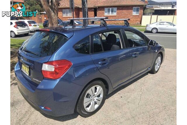 2012 SUBARU IMPREZA 2.0I G4 HATCHBACK