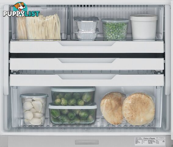 Fisher & Paykel Stainless Steel Fridge Freezer - series 5 494L Bottom Mount