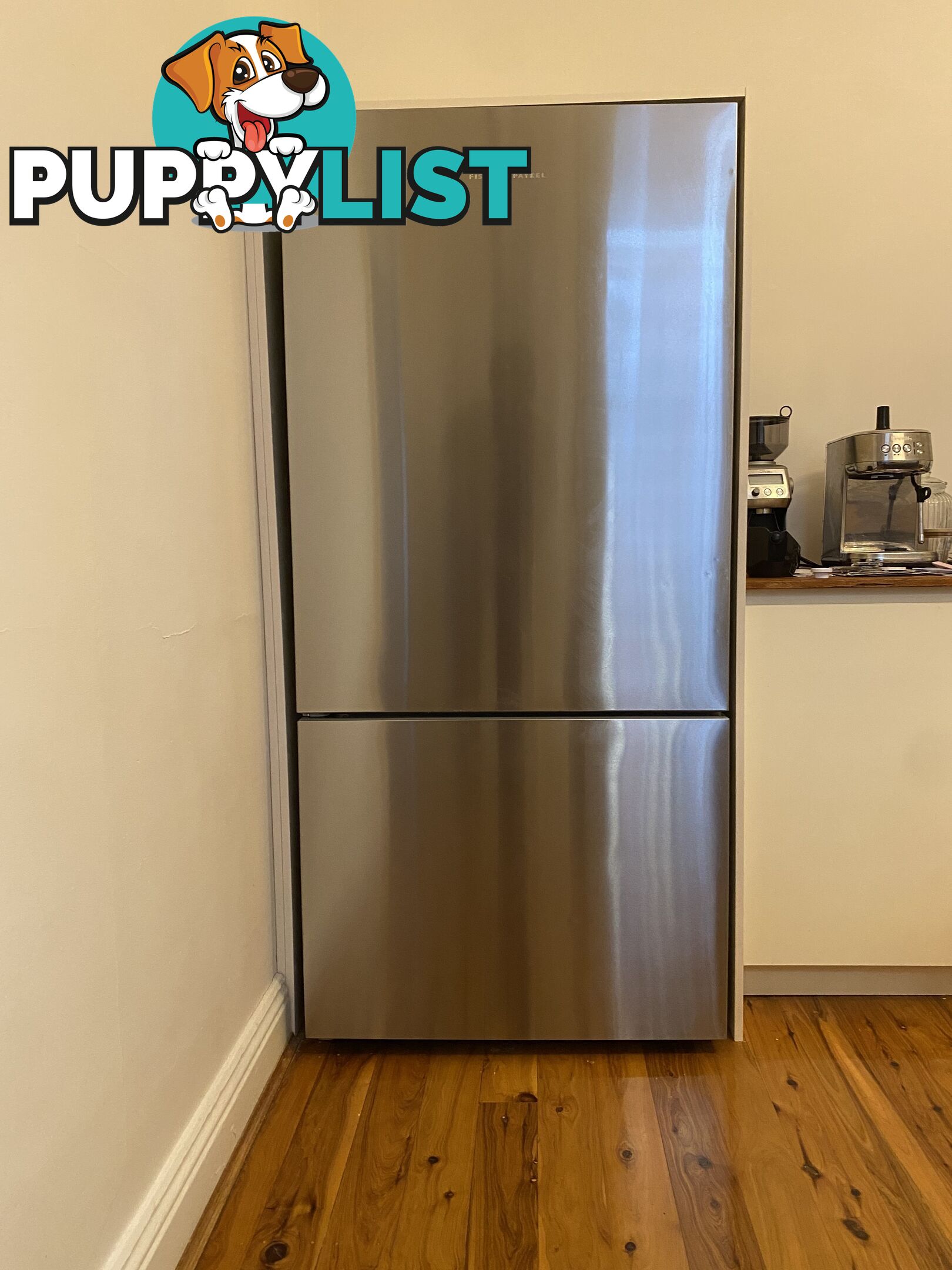 Fisher & Paykel Stainless Steel Fridge Freezer - series 5 494L Bottom Mount