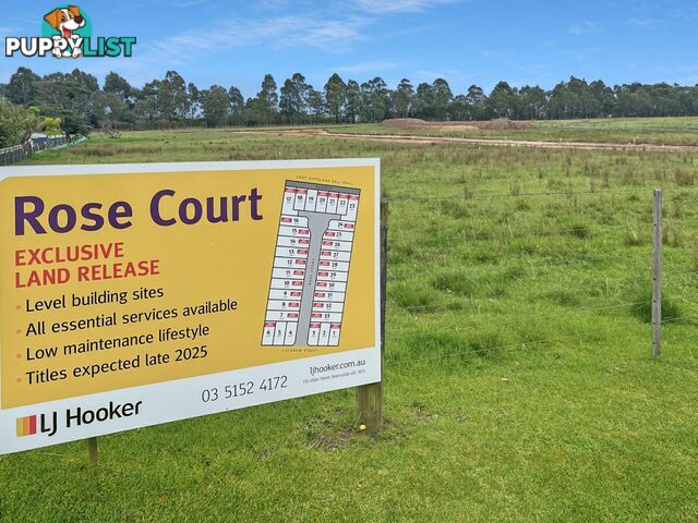 Lot 14/73 Lucknow Street (Rose Court) EAST BAIRNSDALE VIC 3875