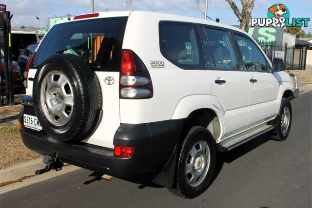 2008 TOYOTA LANDCRUISER PRADO GX (4X4) KDJ120R 07 UPGRADE SUV, 4 DOORS, 8 SEATS