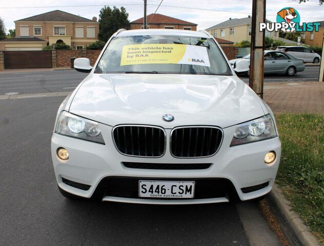 2013 BMW X3 XDRIVE 20D F25 MY13 SUV, 4 DOORS, 5 SEATS