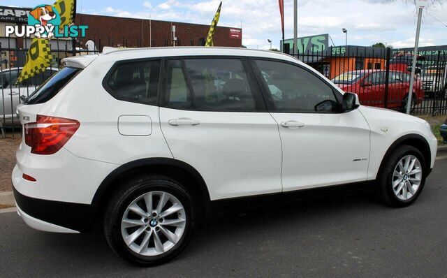 2013 BMW X3 XDRIVE 20D F25 MY13 SUV, 4 DOORS, 5 SEATS