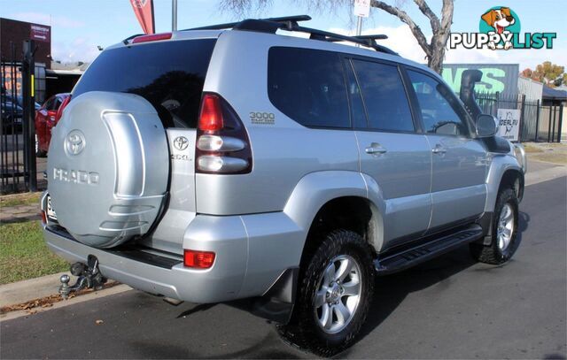 2008 TOYOTA LANDCRUISER PRADO GXL (4X4) KDJ120R 07 UPGRADE SUV, 4 DOORS, 8 SEATS