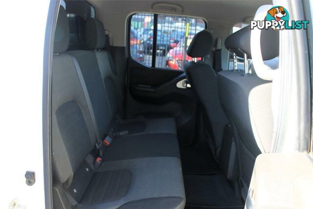 2013 NISSAN NAVARA ST (4X4) D40 MY12 UTE TRAY, 4 DOORS, 5 SEATS