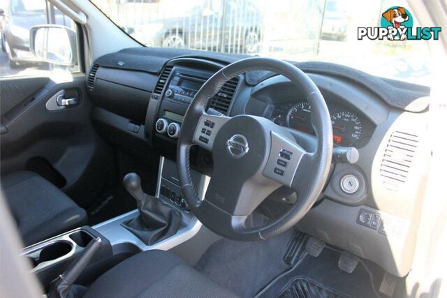 2013 NISSAN NAVARA ST (4X4) D40 MY12 UTE TRAY, 4 DOORS, 5 SEATS