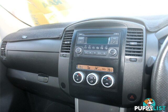 2013 NISSAN NAVARA ST (4X4) D40 MY12 UTE TRAY, 4 DOORS, 5 SEATS