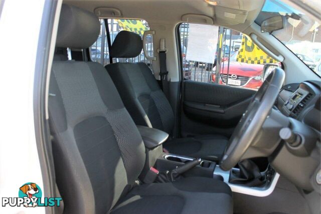 2013 NISSAN NAVARA ST (4X4) D40 MY12 UTE TRAY, 4 DOORS, 5 SEATS