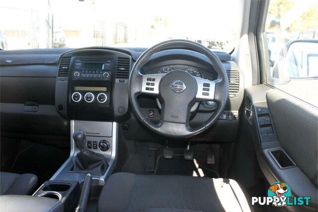 2013 NISSAN NAVARA ST (4X4) D40 MY12 UTE TRAY, 4 DOORS, 5 SEATS