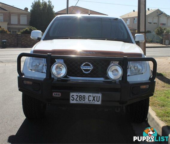 2013 NISSAN NAVARA ST (4X4) D40 MY12 UTE TRAY, 4 DOORS, 5 SEATS
