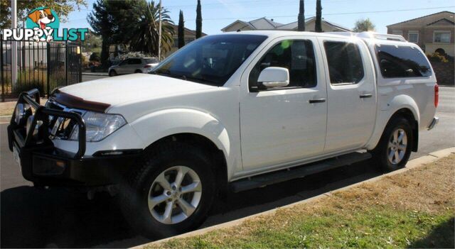 2013 NISSAN NAVARA ST (4X4) D40 MY12 UTE TRAY, 4 DOORS, 5 SEATS