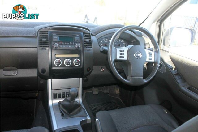2013 NISSAN NAVARA ST (4X4) D40 MY12 UTE TRAY, 4 DOORS, 5 SEATS