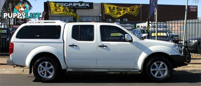 2013 NISSAN NAVARA ST (4X4) D40 MY12 UTE TRAY, 4 DOORS, 5 SEATS