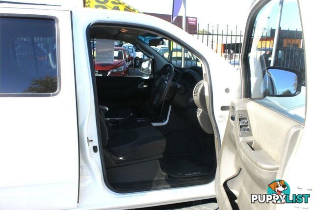 2013 NISSAN NAVARA ST (4X4) D40 MY12 UTE TRAY, 4 DOORS, 5 SEATS