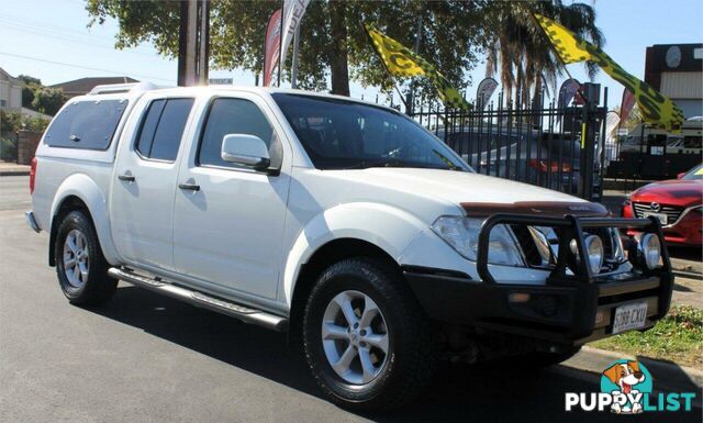 2013 NISSAN NAVARA ST (4X4) D40 MY12 UTE TRAY, 4 DOORS, 5 SEATS