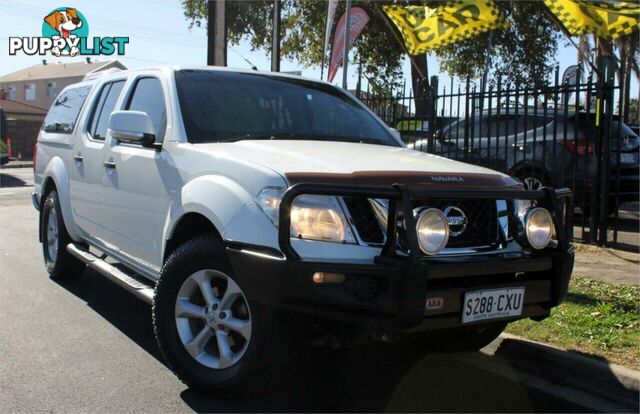 2013 NISSAN NAVARA ST (4X4) D40 MY12 UTE TRAY, 4 DOORS, 5 SEATS