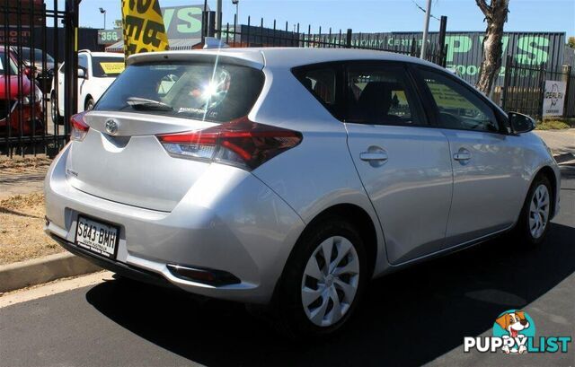 2016 TOYOTA COROLLA ASCENT ZRE172R SEDAN, 4 DOORS, 5 SEATS