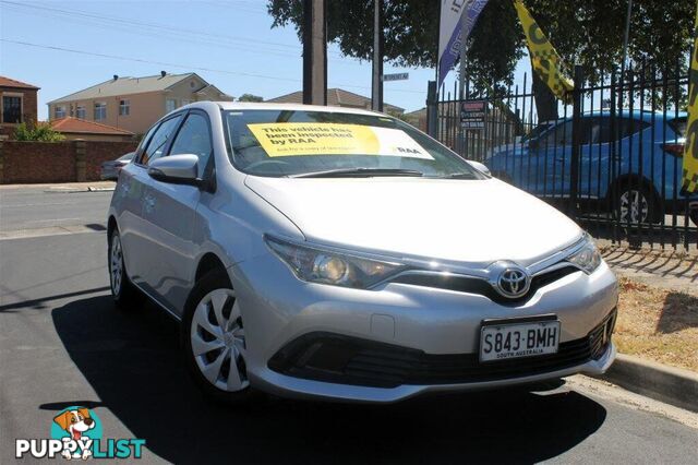 2016 TOYOTA COROLLA ASCENT ZRE172R SEDAN, 4 DOORS, 5 SEATS