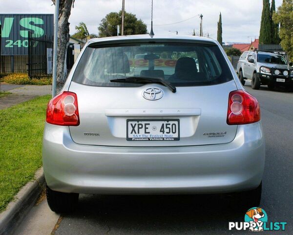 2007 TOYOTA COROLLA CONQUEST ZRE152R HATCH, 5 DOORS, 5 SEATS