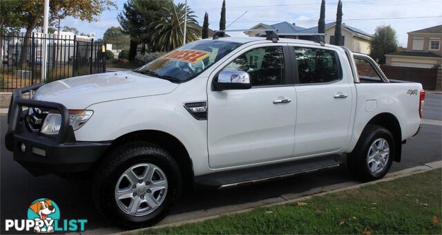 2013 FORD RANGER XLT 3.2 (4X4) PX UTE TRAY, 4 DOORS, 5 SEATS