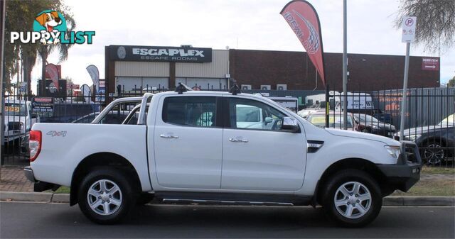 2013 FORD RANGER XLT 3.2 (4X4) PX UTE TRAY, 4 DOORS, 5 SEATS