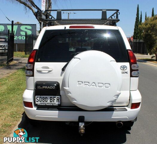 2006 TOYOTA LANDCRUISER PRADO GX (4X4) KDJ120R MY07 SUV, 4 DOORS, 8 SEATS