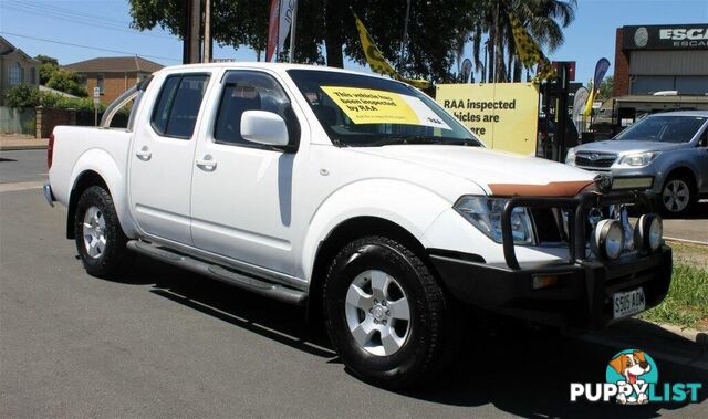 2011 NISSAN NAVARA ST (4X4) D40 UTE TRAY, 4 DOORS, 5 SEATS