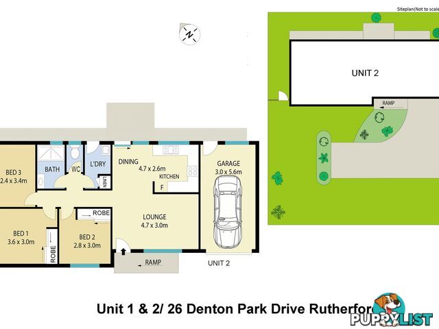 Units 1 & 2/26 Denton Park Drive RUTHERFORD NSW 2320