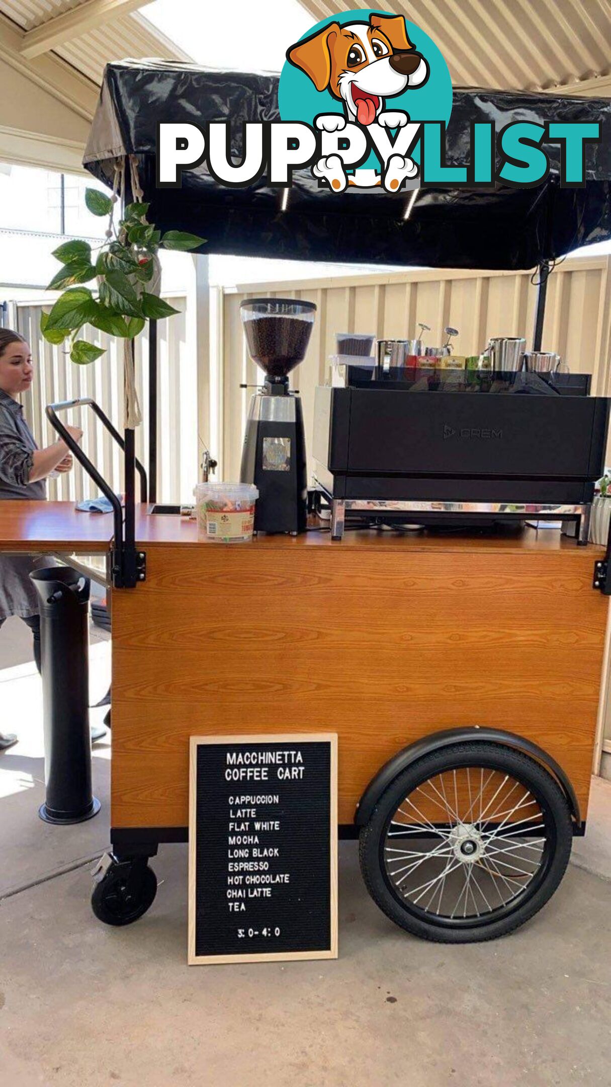 Coffee cart for sale, start a business or expand an existing