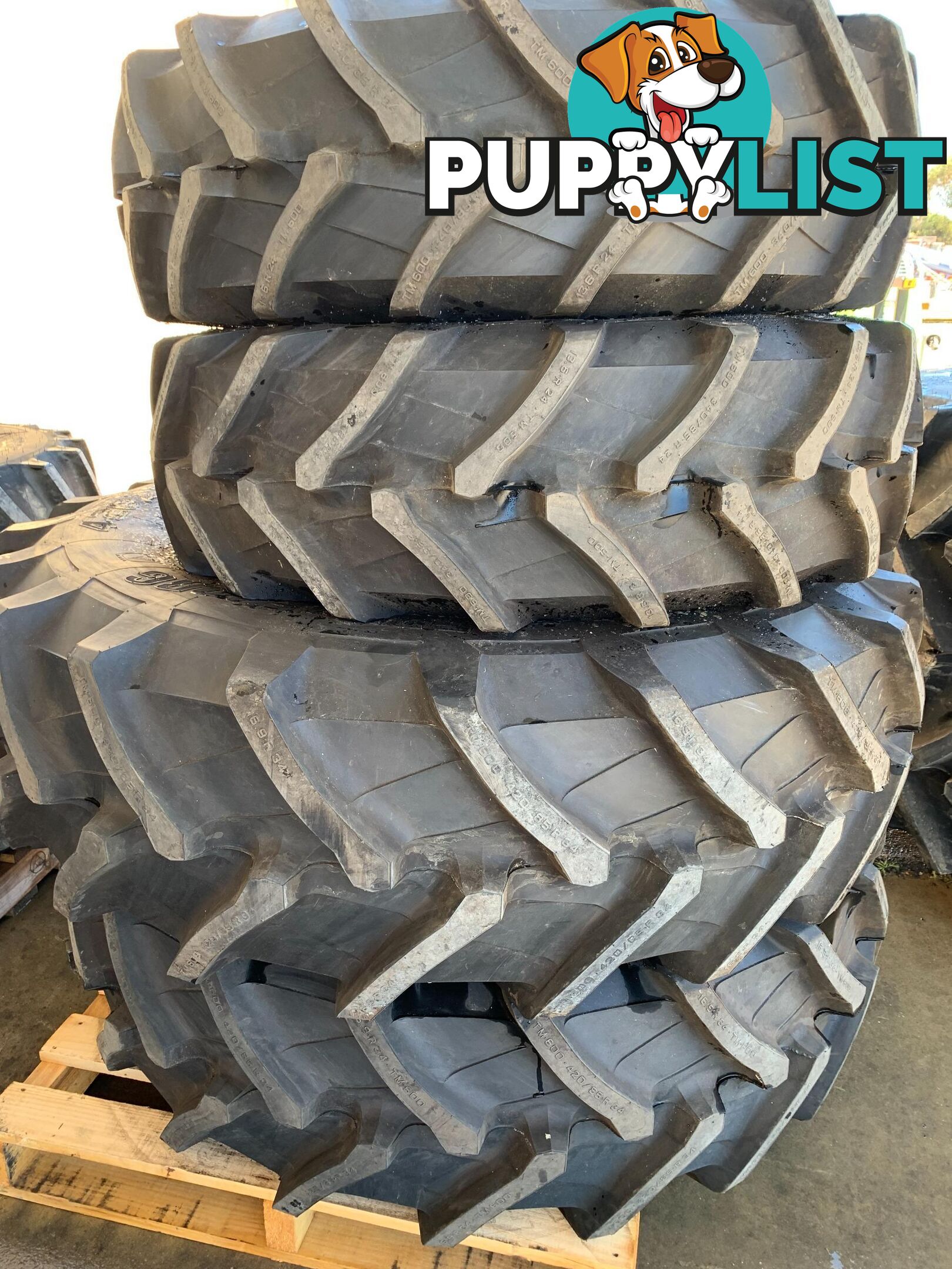 Massey Ferguson Trelleborg Ag Wheels 320/85R24 420/85R34  FWA/4WD Tractor