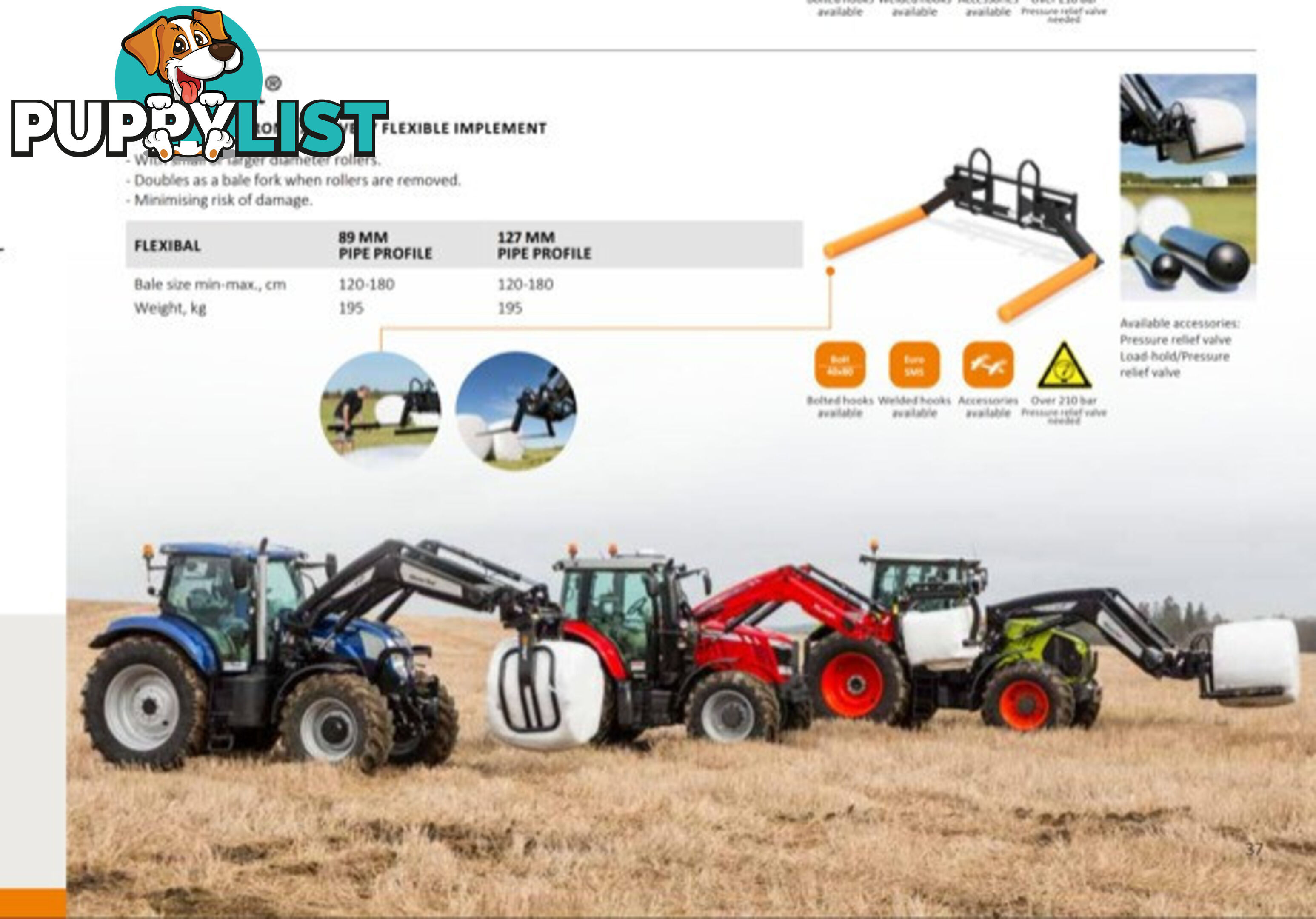 Quicke Silage Grab Bale Handler/Grab Hay/Forage Equip