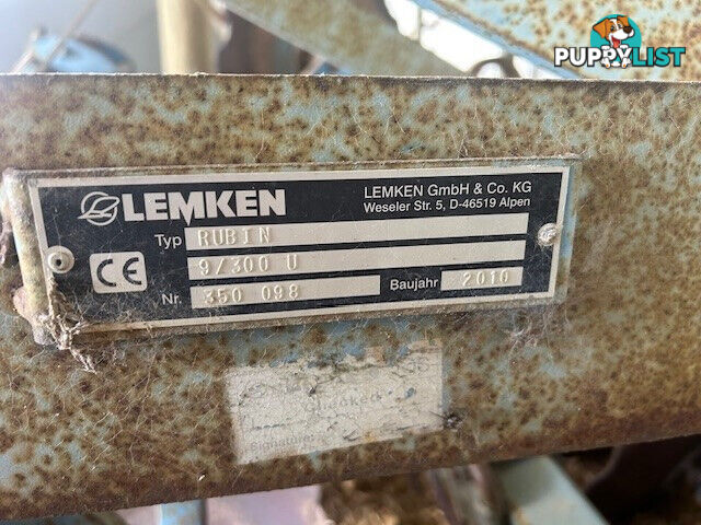 Lemken Rubin 9/300 Disc Plough Tillage Equip