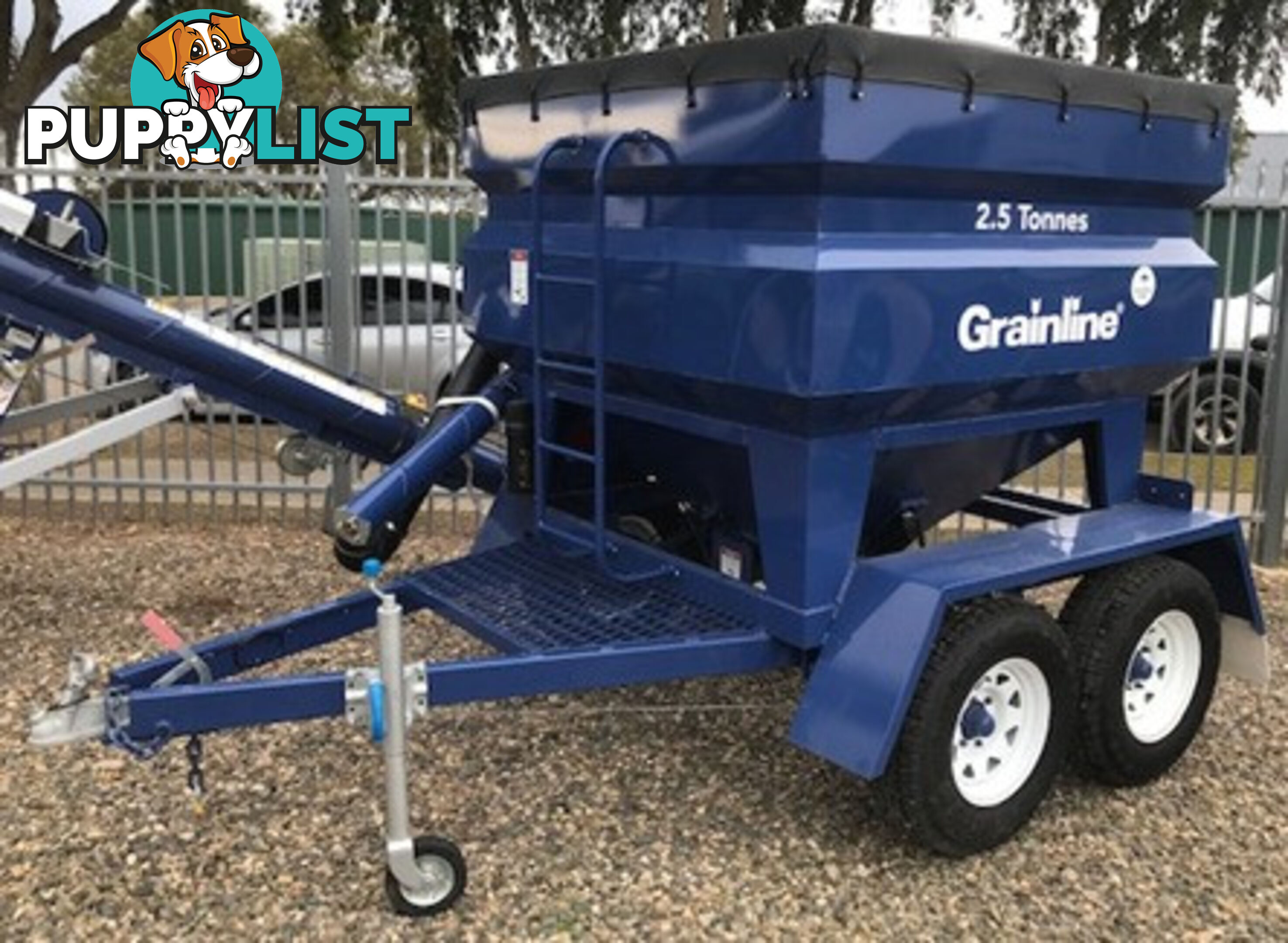 Grainline 2.5 T Feed Out Trailer Bale Wagon/Feedout Hay/Forage Equip