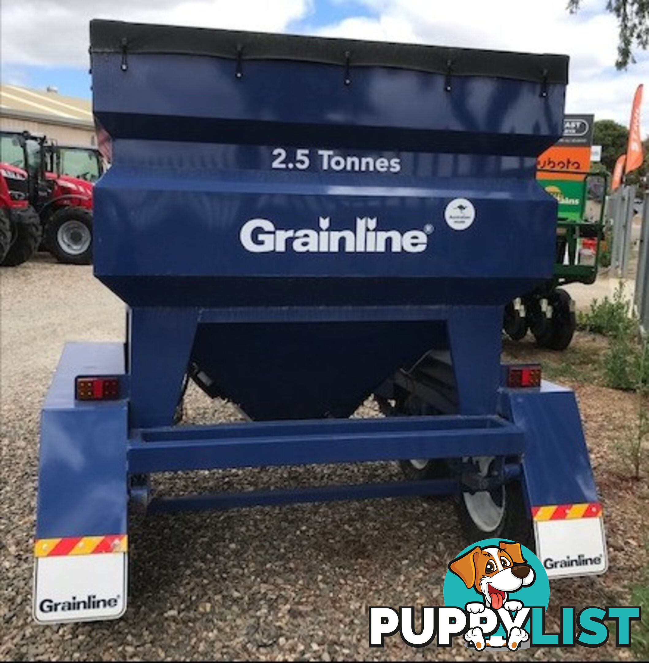 Grainline 2.5 T Feed Out Trailer Bale Wagon/Feedout Hay/Forage Equip