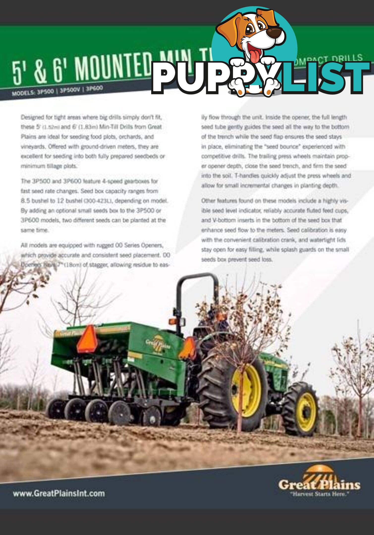 Great Plains 3P-600 Disc Seeder Seeding/Planting Equip