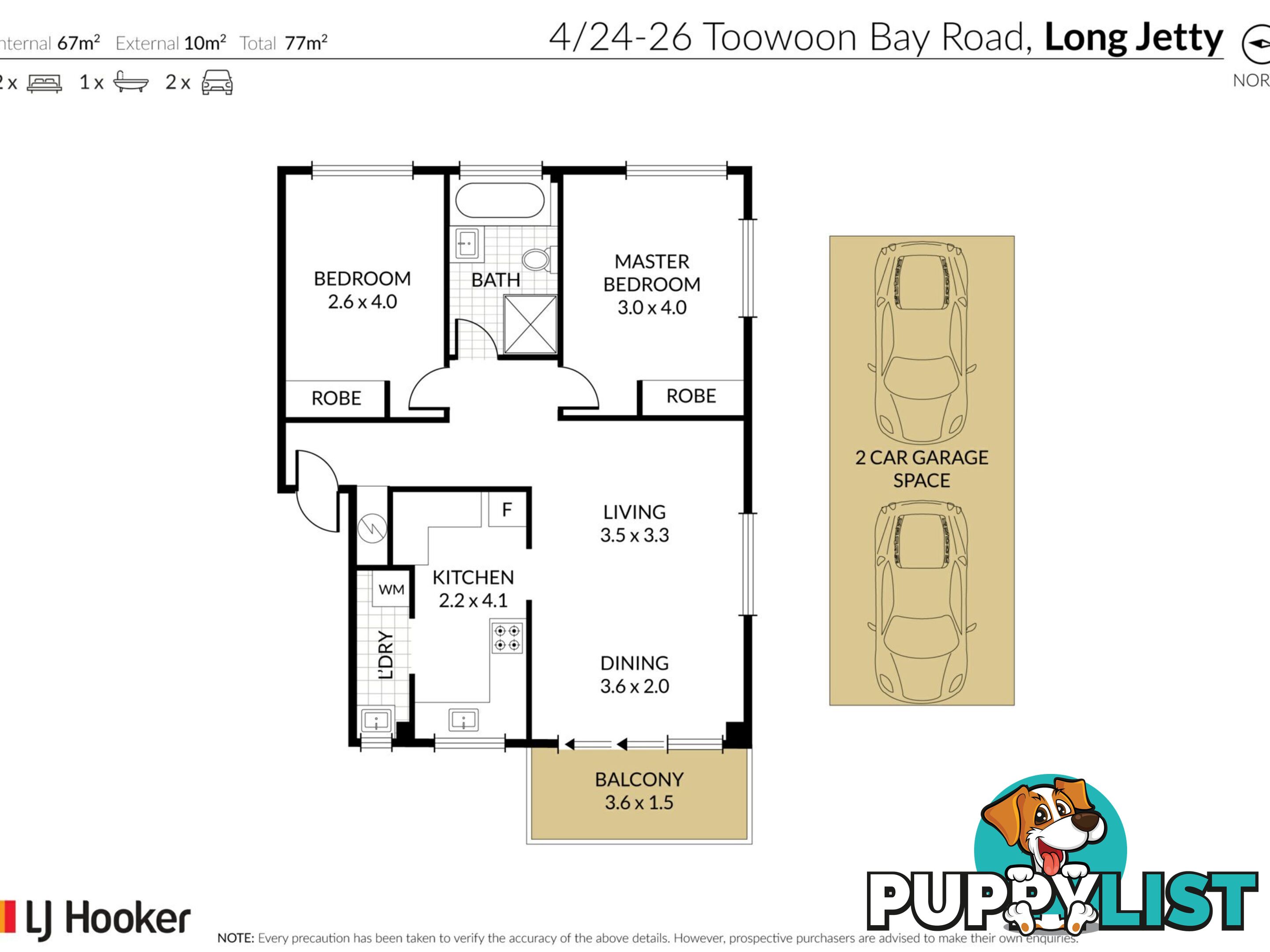 4/24-26 Toowoon Bay Road LONG JETTY NSW 2261