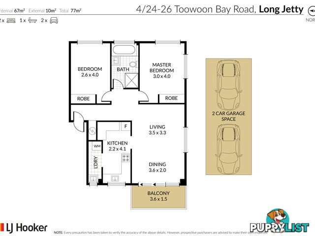 4/24-26 Toowoon Bay Road LONG JETTY NSW 2261