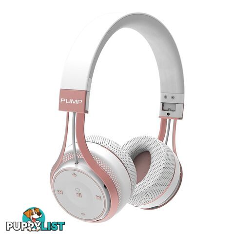 Blueant Pump Soul Bluetooth Wireless on Ear Stereo Headset - White Rose Gold - PUMP-SOUL-WR - Rose Gold - 878049003388