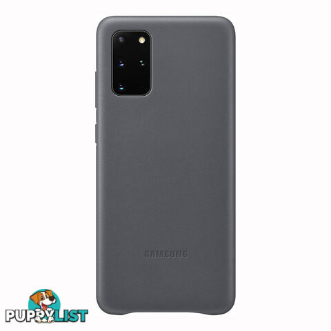 Samsung Galaxy S20+ Plus Leather Cover - Grey - EF-VG985LJEGEU - Grey - 8806090283932