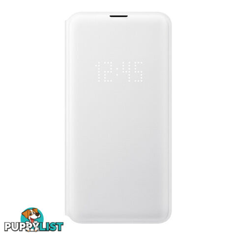 Samsung Galaxy S10e LED View Wallet Cover - White