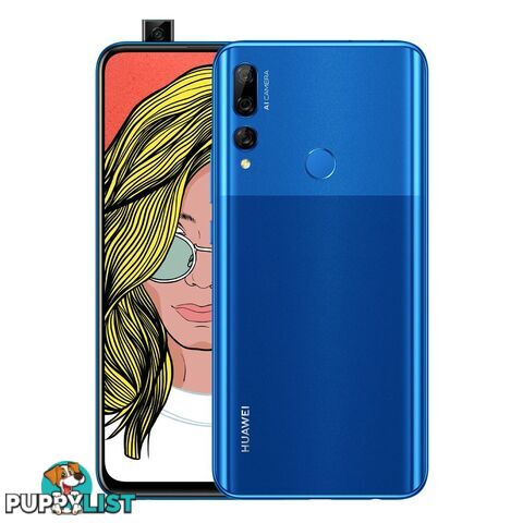 Huawei Y9 Prime 2019 (Dual Sim 4G/4G, 128GB/4GB) - Sapphire Blue - STK-L22-BUL - Blue - HWY9PBLU