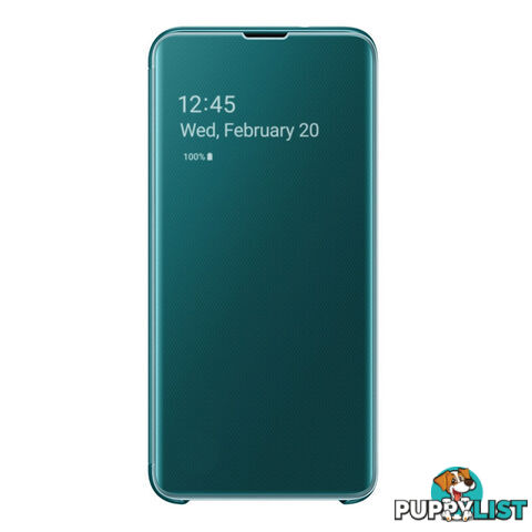 Samsung Galaxy S10e Clear View Cover - Green