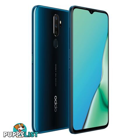 Oppo A9 2020 (Dual Sim 4G/4G, 128GB/4GB,) - Marine Green - CPH1941 - Green - OPPOA92020GRN