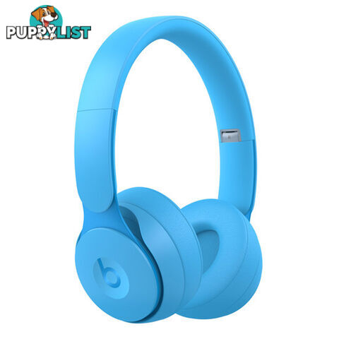 Beats Solo Pro Wireless Noise Cancelling Headphones - Light Blue - MRJ92FE/A - Blue - 190199534124