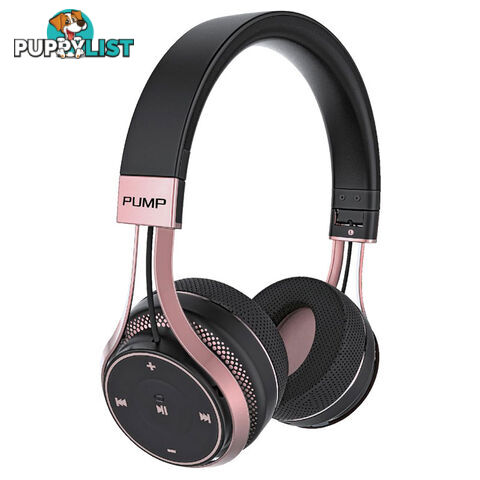 Blueant Pump Soul Bluetooth Wireless on Ear Stereo Headset - Rose Gold - PUMP-SOUL-BR - Rose Gold - 878049003395