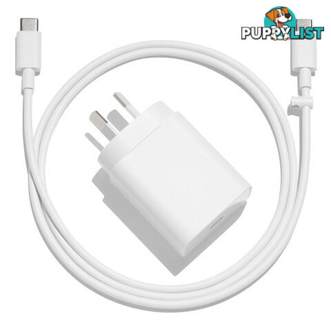 Google 18W USB-C Fast Charging Power Adapter - White