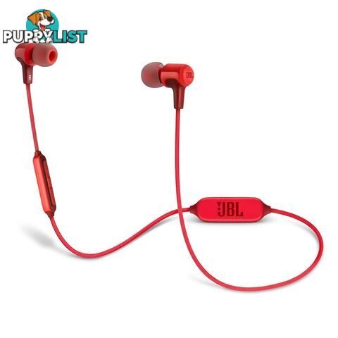 JBL E25BT Wireless In-Ear Headphones - Red - JBLE25BTRED - Red - 6925281921100