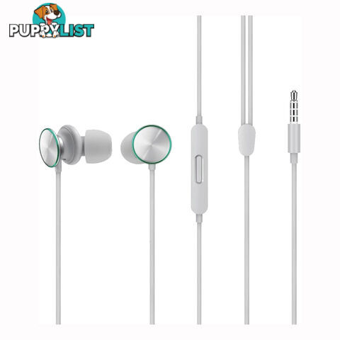 Oppo O-Fresh Stereo Earphones MH151 with 3.5mm Headphone Jack - Grey - MH151 - Grey - 6944284641587