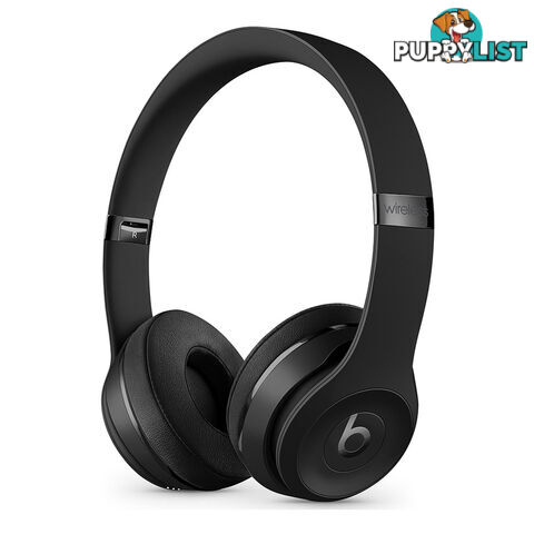 Beats Solo3 Wireless On-Ear Headphones - Matte Black - MX432PA/A - Black - 190199312432